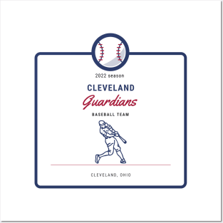 cleveland guardians for baseball lovers 2022 season T-Shirt Posters and Art